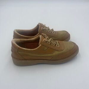 Rockport Vibram Comfort Leather Lace Up Flats Women's Size 8